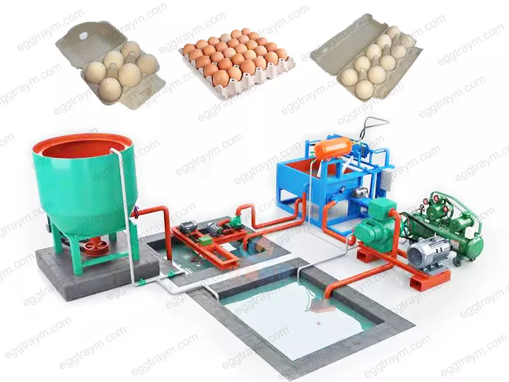 Egg tray manufacturing plant丨egg tray production line